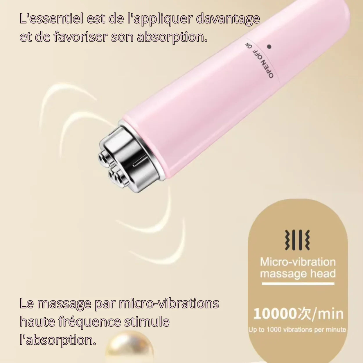 Øjen- og Ansigtsmassager med Mikro-Vibration for Strålende Hud