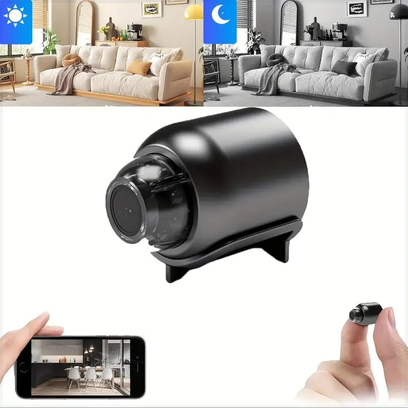Trådløs mini overvågningskamera - HD sikkerhedsvideo