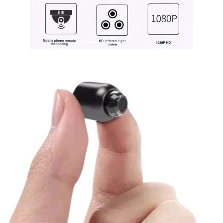 Mini WiFi övervakningskamera med mörkerseende