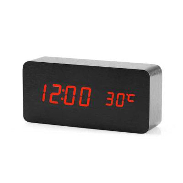 Smart LED-väckarklocka med röstaktivering
