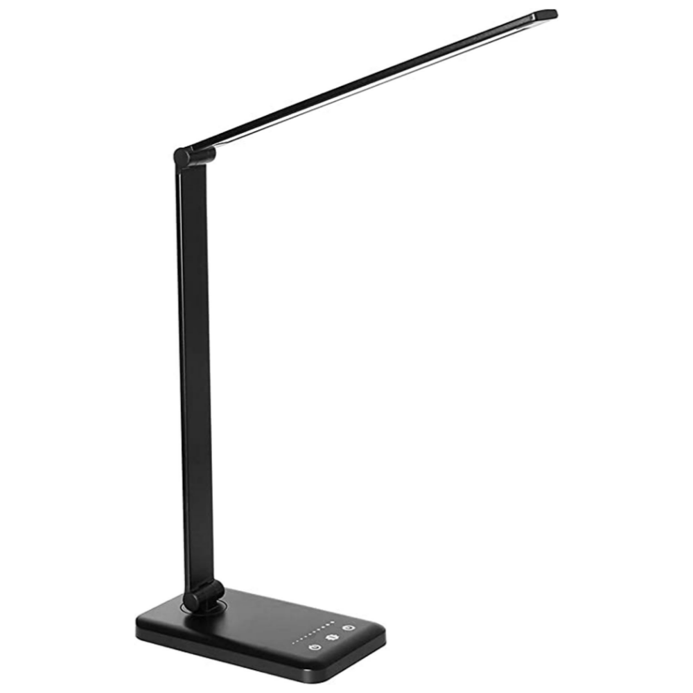 Justerbar LED Skrivebordslampe med USB & Øjenvenligt Lys