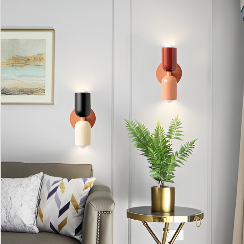 Moderne LED-Væglampe med To Sider i Nordisk Design