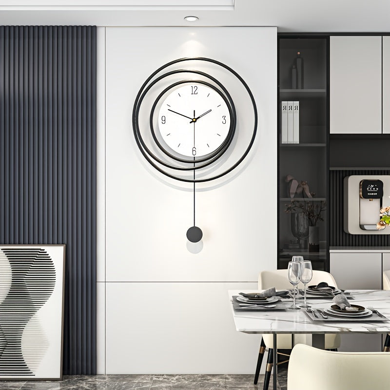 Minimalistisk Moderne Metal Vægur