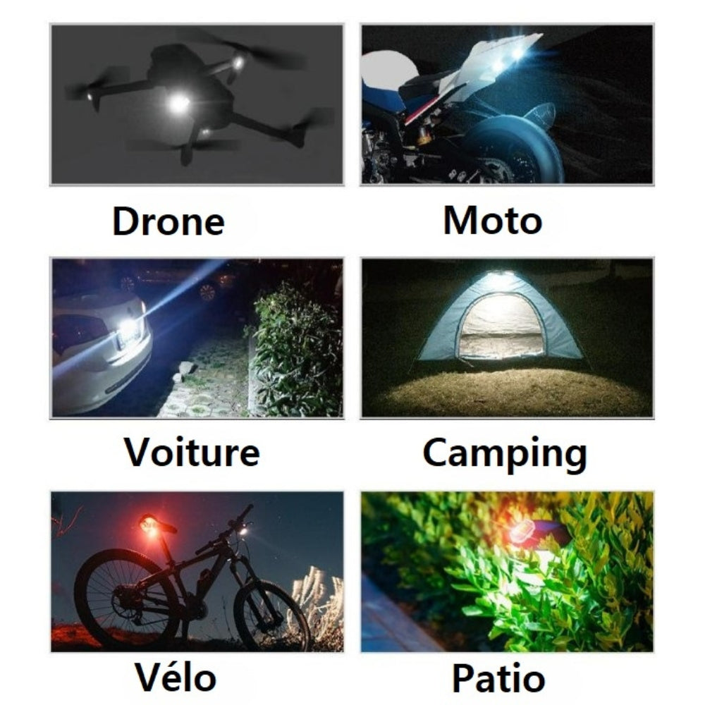 Flerfarvet LED Strobe Lys til Dit Køretøj