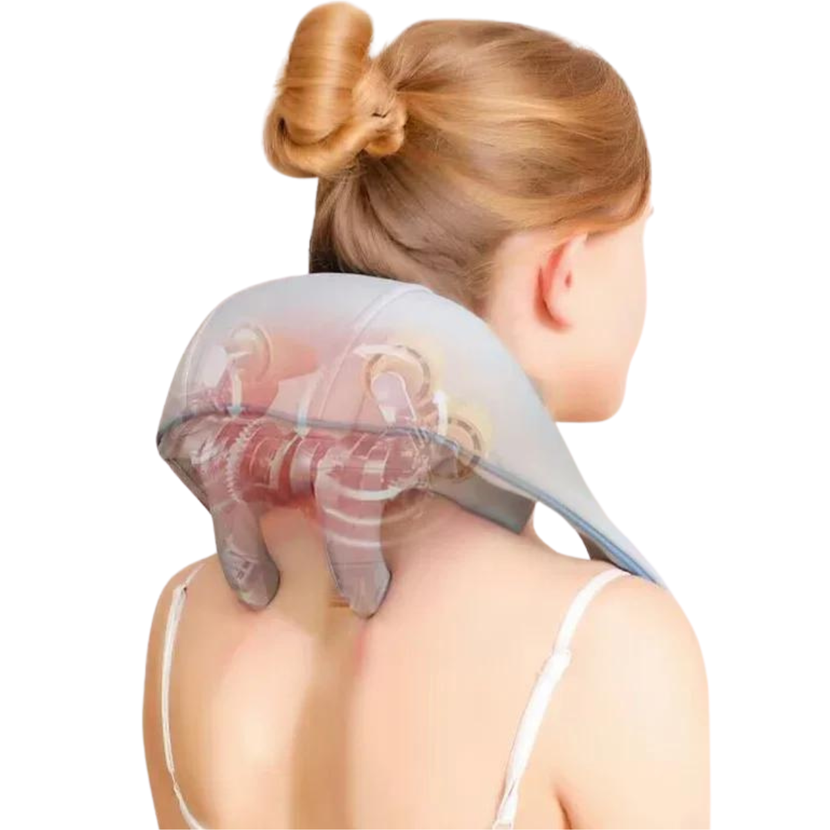 Healo Nackmassageapparat - Djup Shiatsu Lindrar Smärta