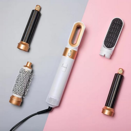 Multifunktionel Hårstyler 5-i-1 med Coanda Effekt