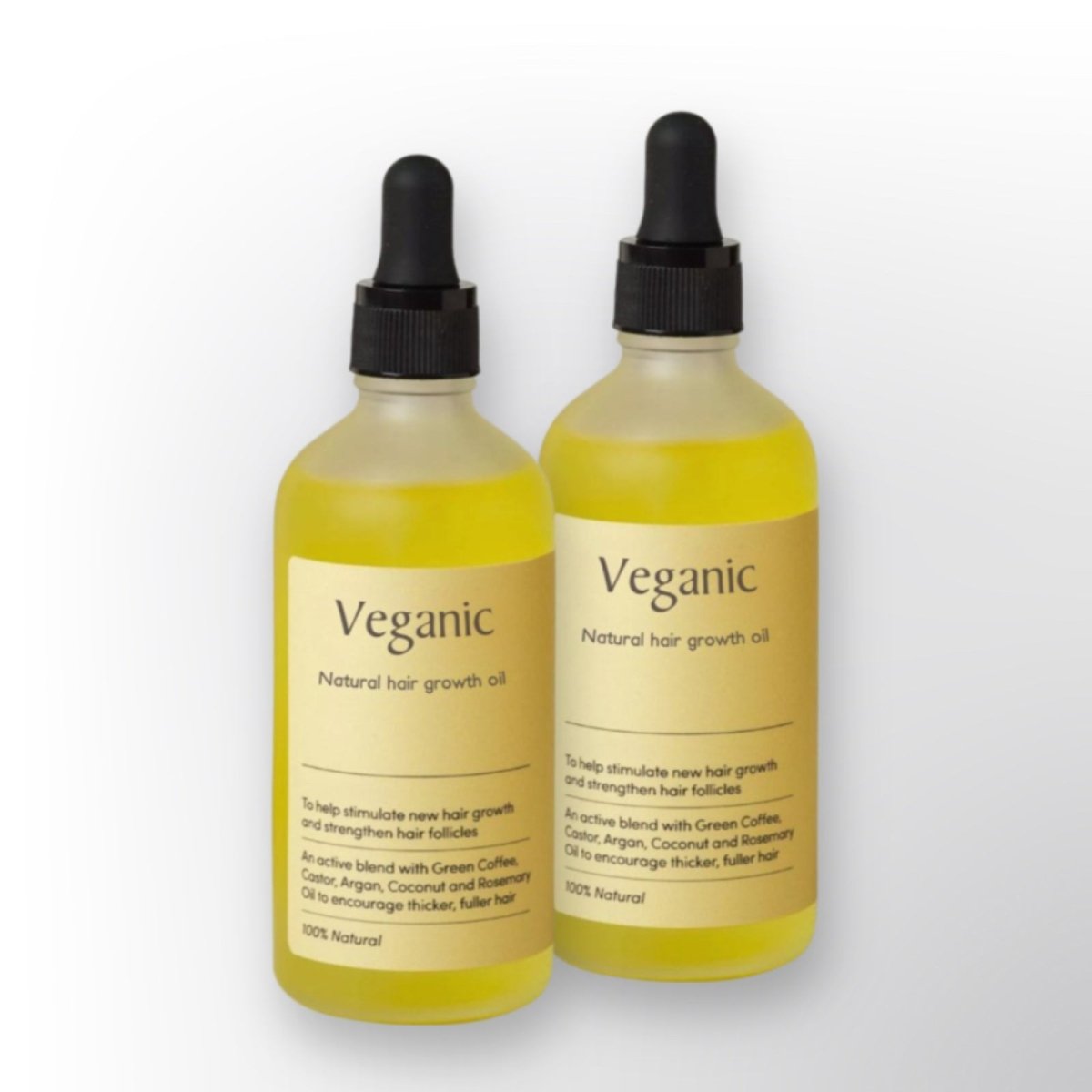 Vegansk Hårvækstolie - 100% Naturligt Serum