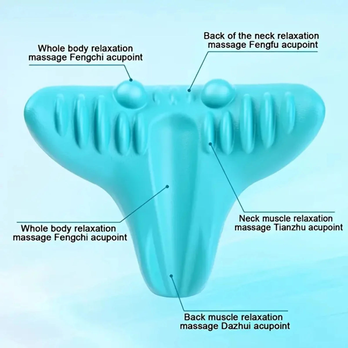 Ergonomisk nackkudde för optimal avslappning