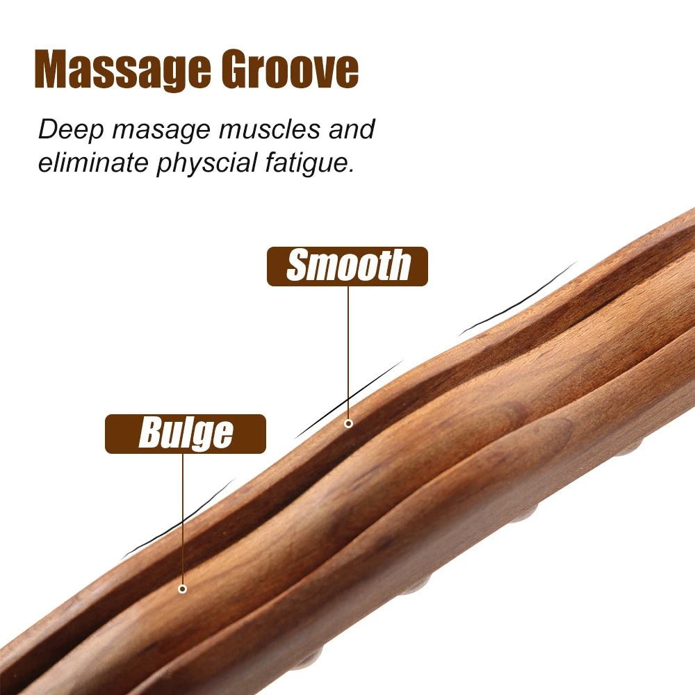 Naturlig Gua Sha Massage Stang – RelaxWood