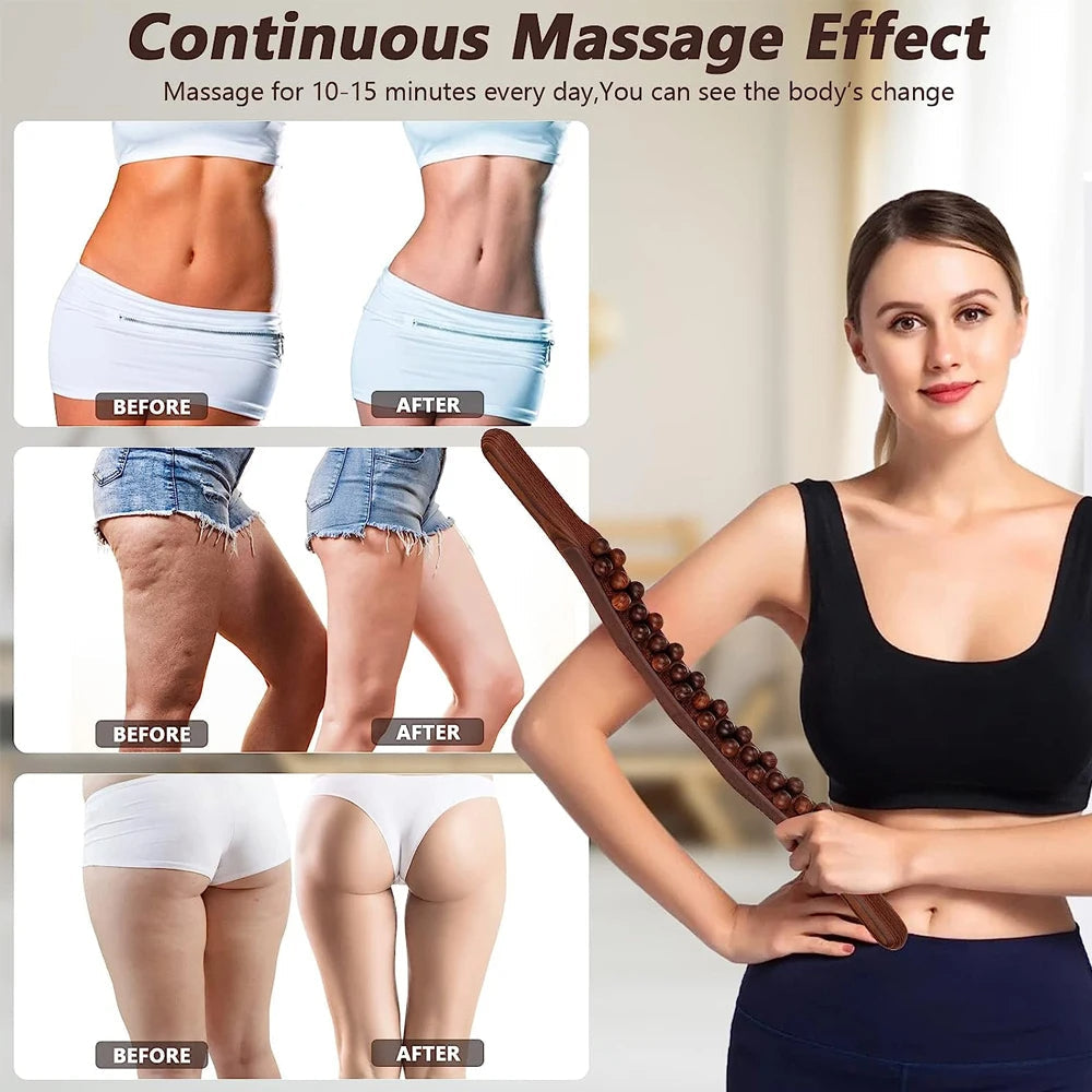 Naturlig Gua Sha Massage Stang – RelaxWood