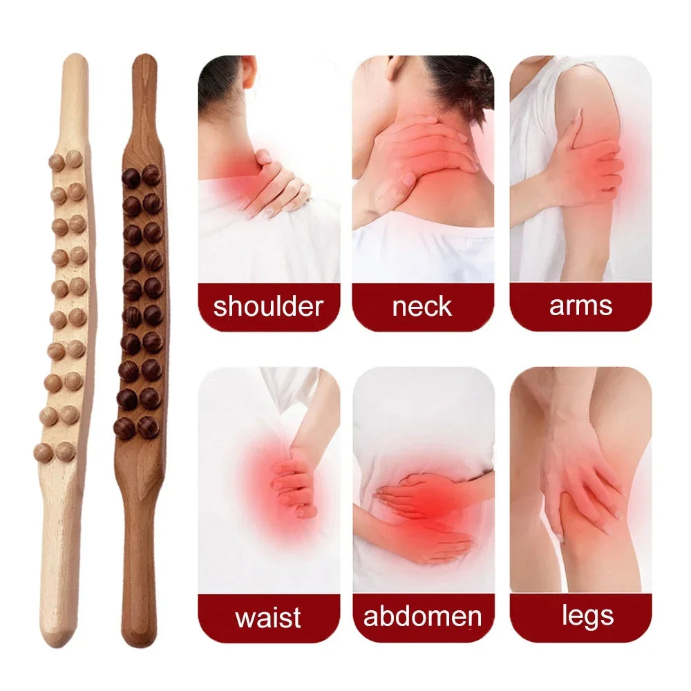 Naturlig Gua Sha Massage Stang – RelaxWood