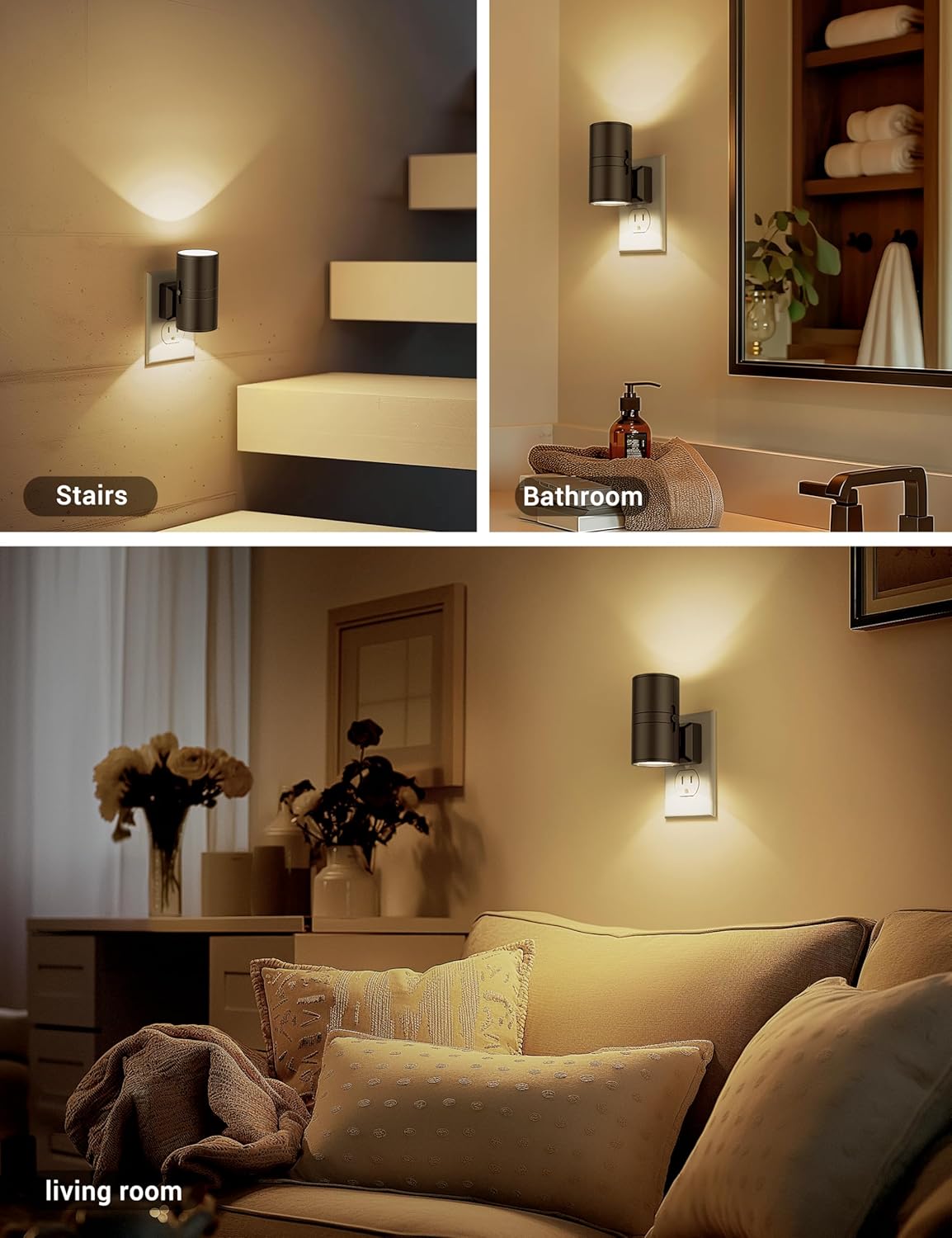 Energibesparende LED Natlampe med Automatisk Lyssensor