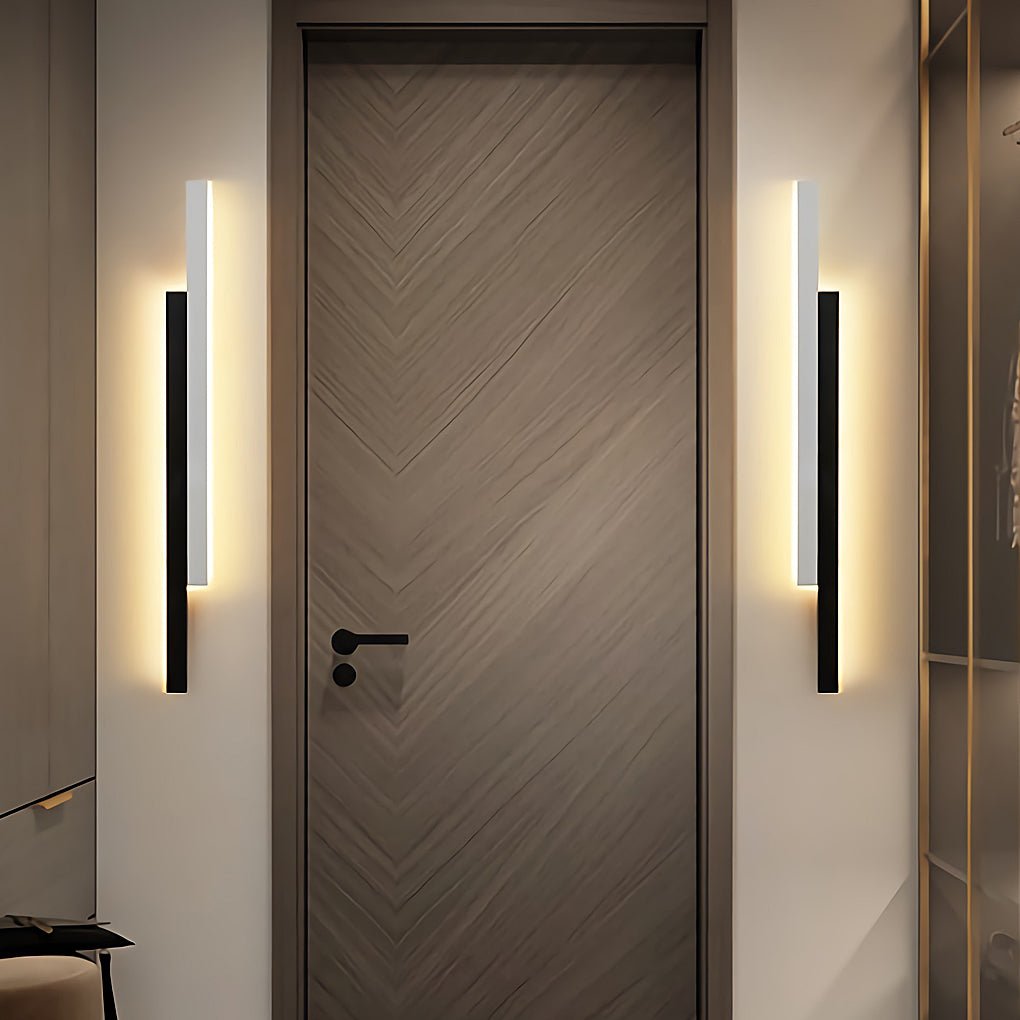 Elegant LED Væglampe med Justerbart Varmt Lys