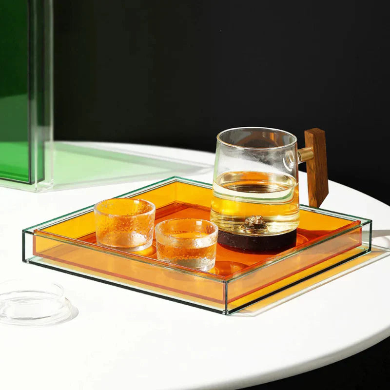 Acryl Servering Bakke i Farver - Pop Design