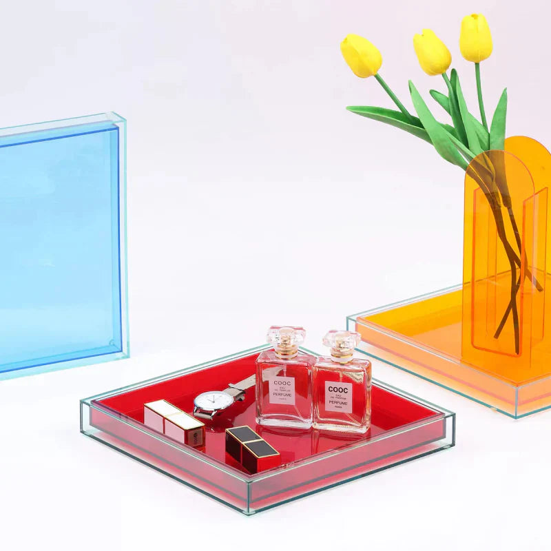 Acryl Servering Bakke i Farver - Pop Design