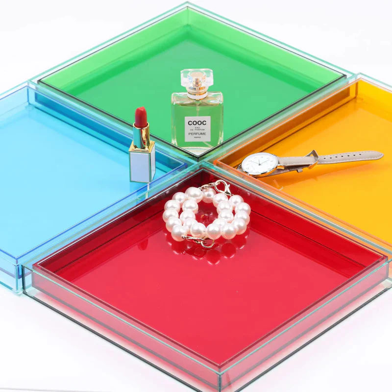 Acryl Servering Bakke i Farver - Pop Design