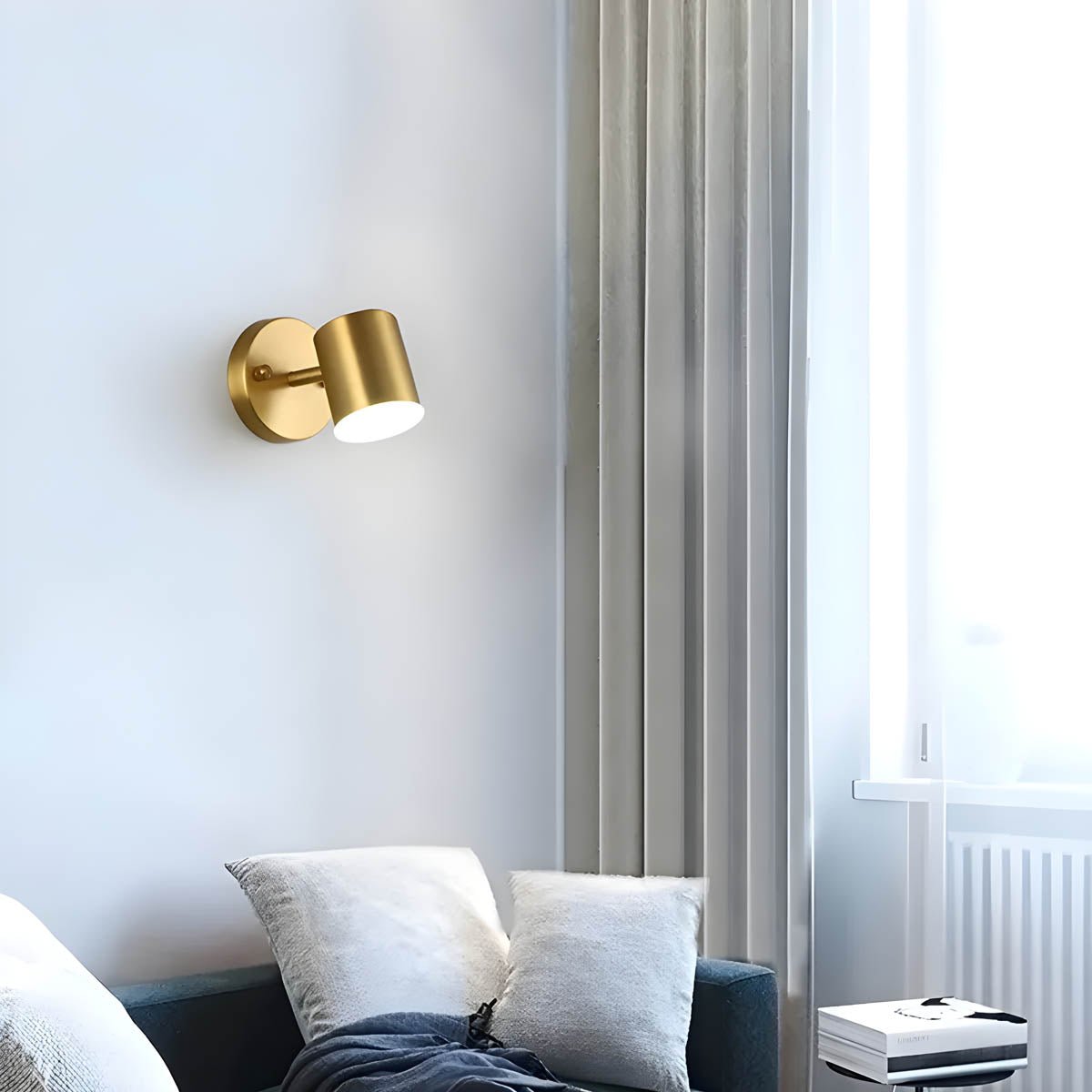 Skandinavisk vägglampa med LED - Tidlös elegans och komfort