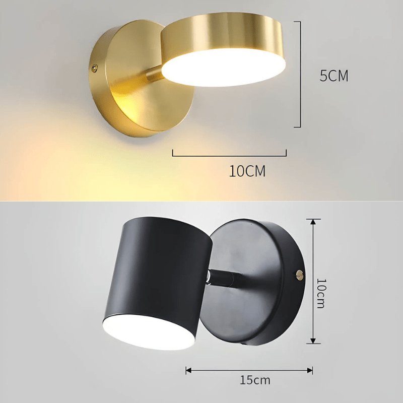 Skandinavisk vägglampa med LED - Tidlös elegans och komfort