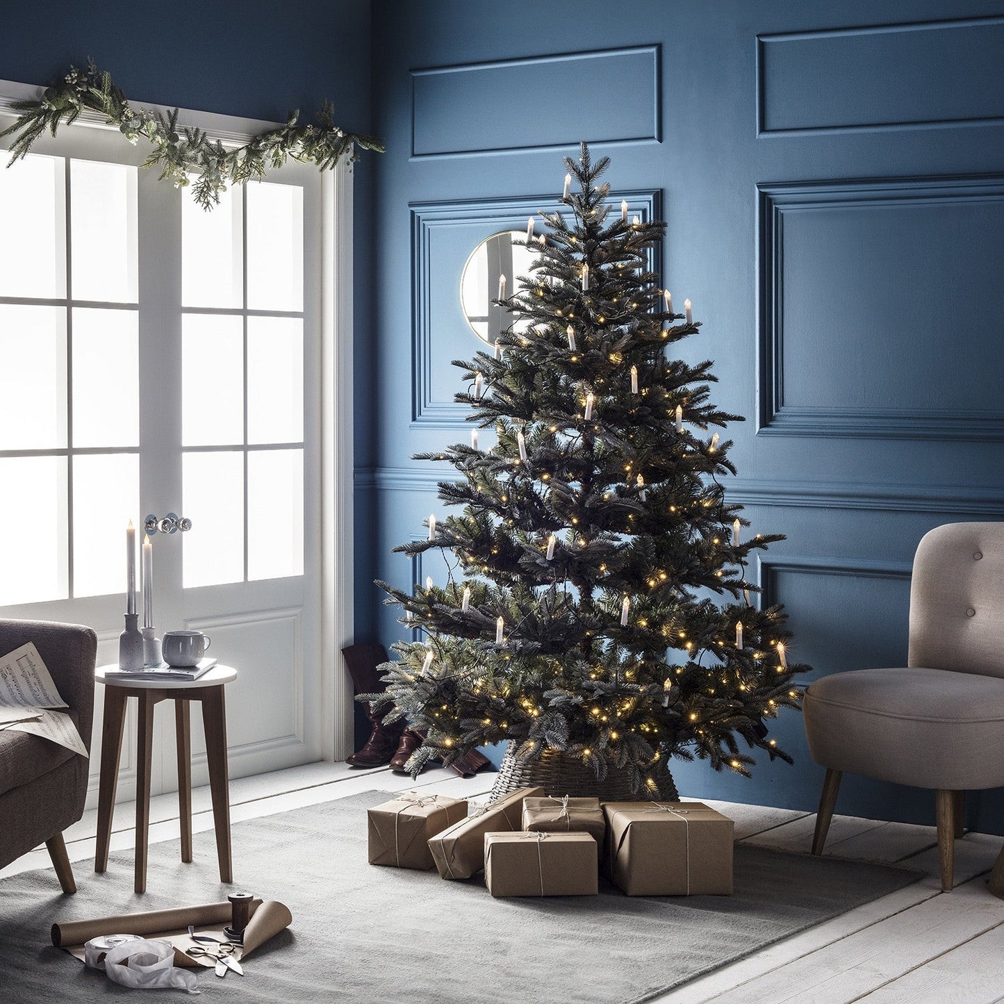 Julbelysning LED Värmeljus med Droppeffekt - Hygge och Nostalgi
