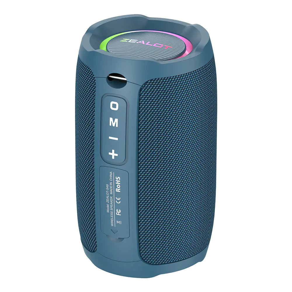 S49 Trådlös Bluetooth-högtalare – Kraftfullt Ljud, Vattentät, 8 Timmar Speltid, Kompakt & Bärbar