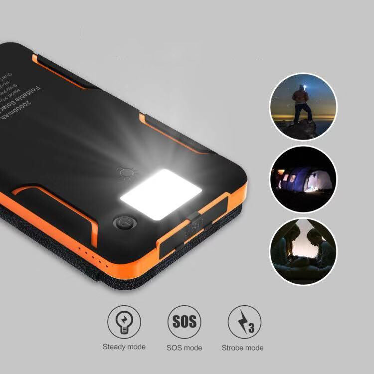 Fleksibel Solenergi Powerbank - Robust og Vandtæt