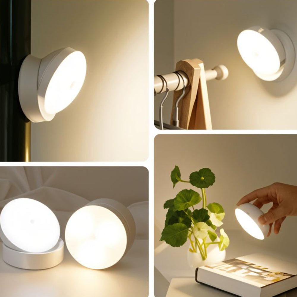 Energisnål LED-vägglampa med rörelsesensor