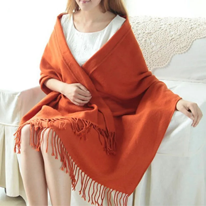 Elegant Cashmere Tørklæde - Varmt og Stilfuldt til Alle Sæsoner