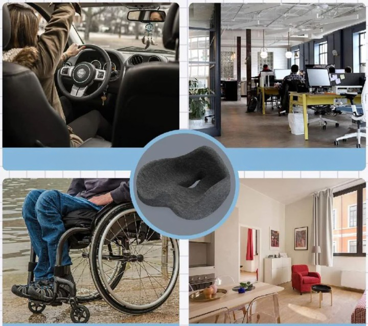 Ergonomisk kudde för stol