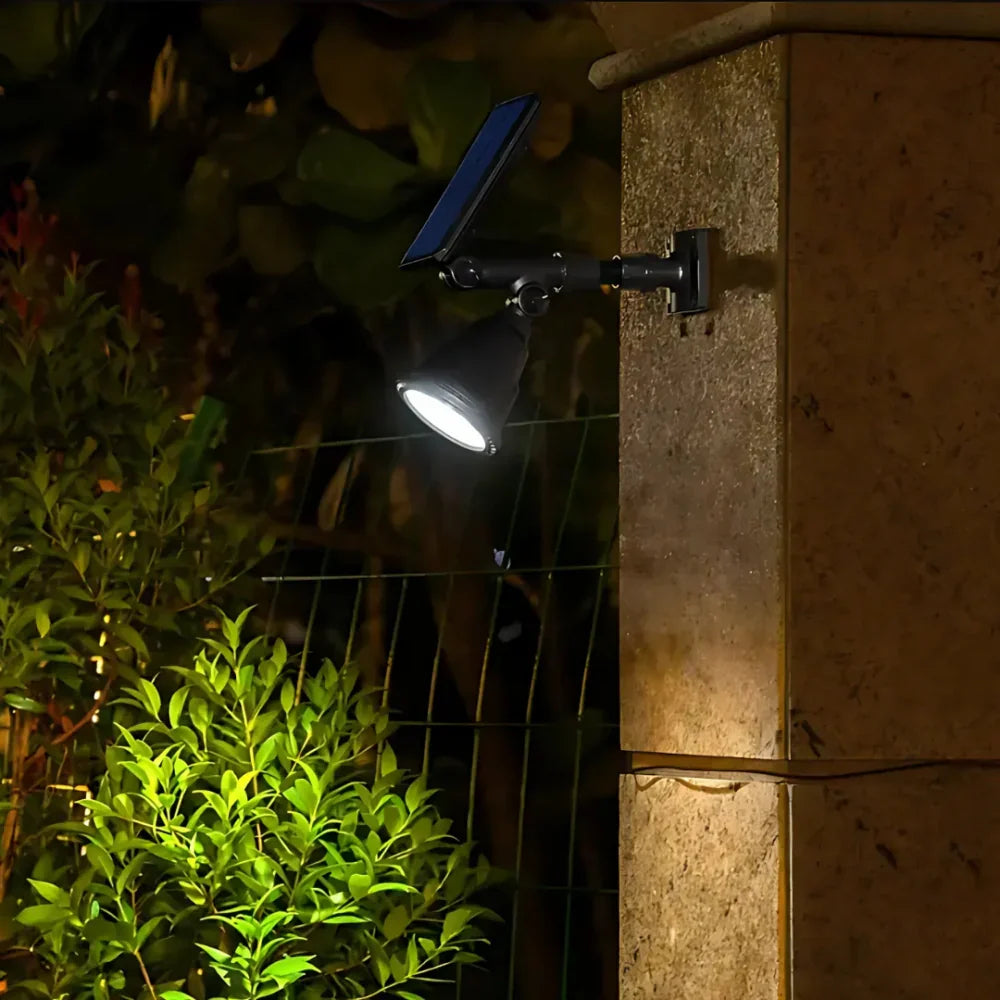 Solcellsdriven Trädgårdslampa med Vattentålig Montering – Långvarig Belysning