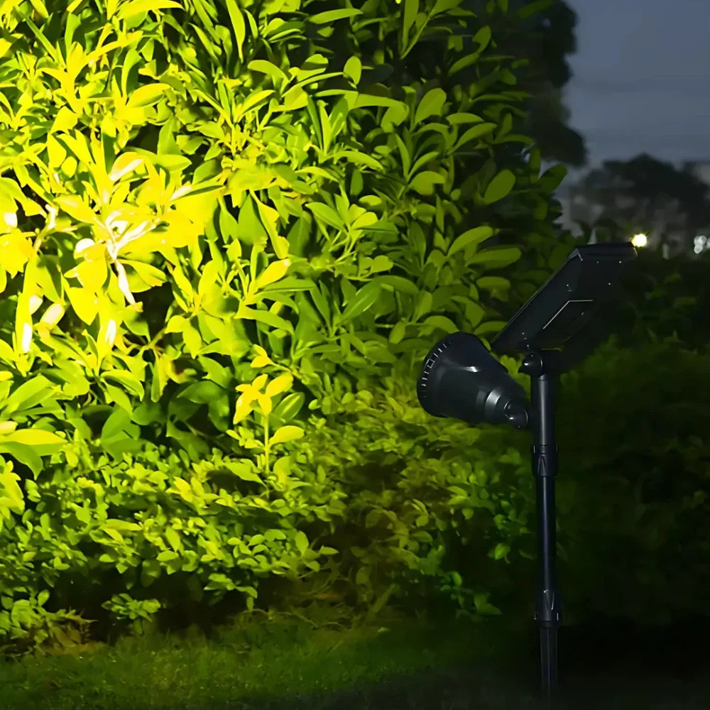 Solcellsdriven Trädgårdslampa med Vattentålig Montering – Långvarig Belysning