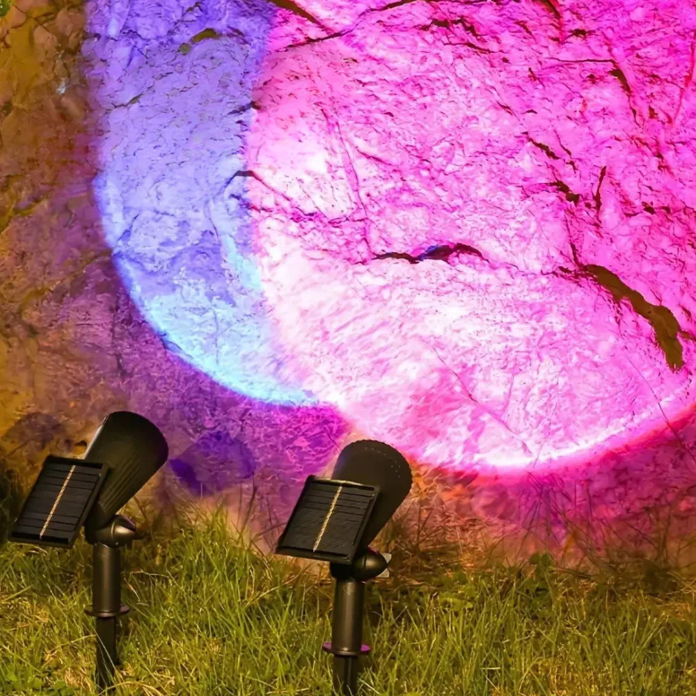 Solcellsdriven Trädgårdslampa med Vattentålig Montering – Långvarig Belysning