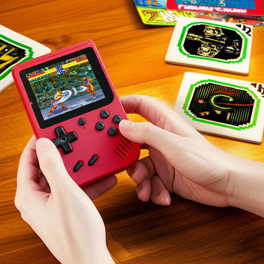 Retro Spil Konsol 400-i-1 med Klassiske Spil