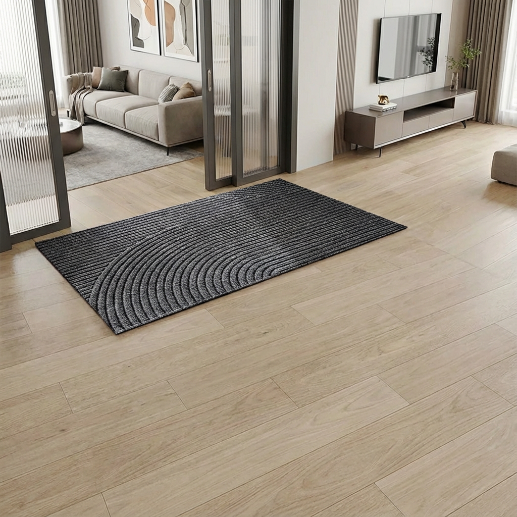 Moderne PVC-måtte med skridsikker overflade og sandfjerner