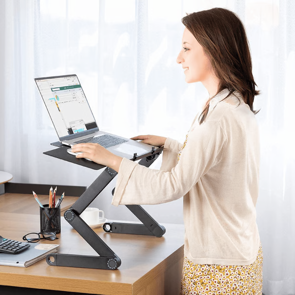 Ergonomisk Laptop Støtte med 360° Justering – WorkEase