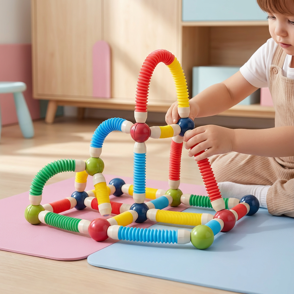 Formbare Magnetblokke til Montessori Læring