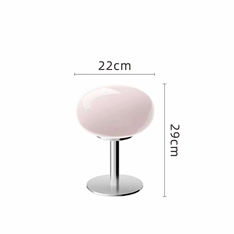 Italiensk Glasbordlampe – Moderne Design og Blødt Lys