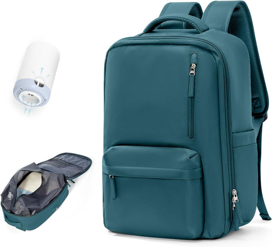Praktisk laptoptaske med justerbar skulderrem og flere rum