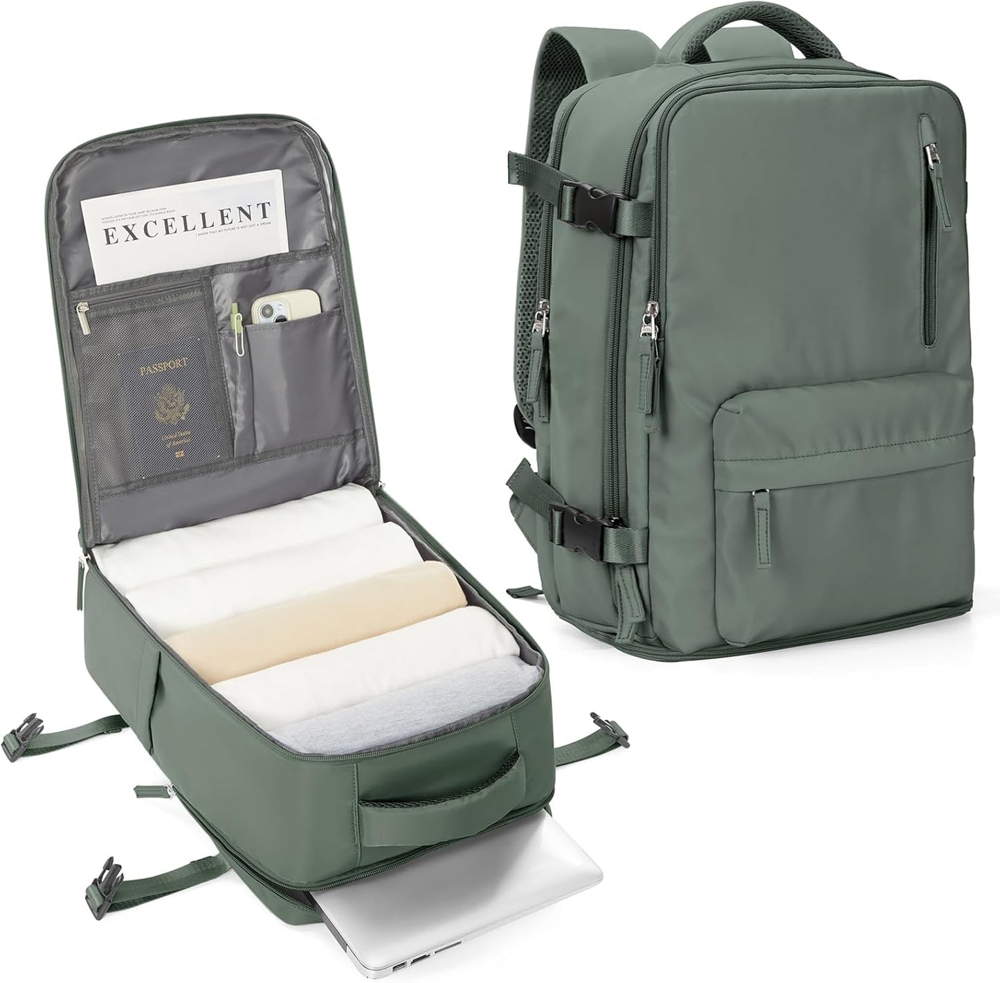 Praktisk laptoptaske med justerbar skulderrem og flere rum