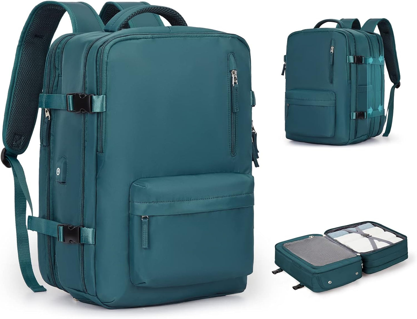 Praktisk laptoptaske med justerbar skulderrem og flere rum