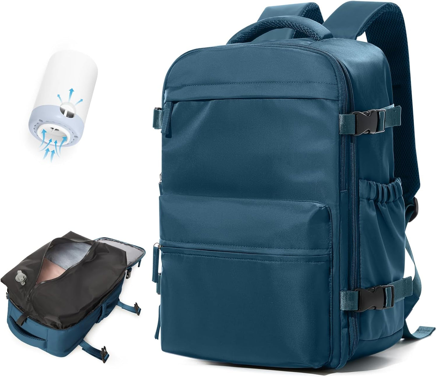 Praktisk laptoptaske med justerbar skulderrem og flere rum