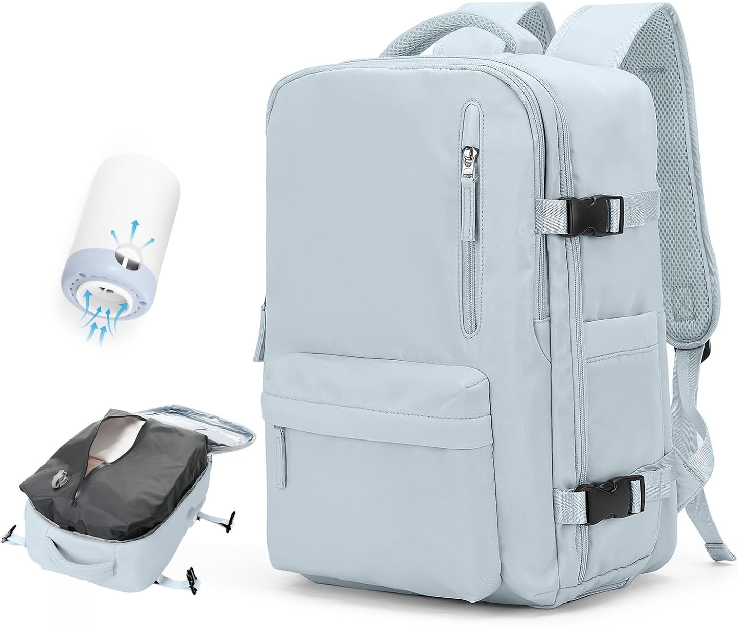 Praktisk laptoptaske med justerbar skulderrem og flere rum