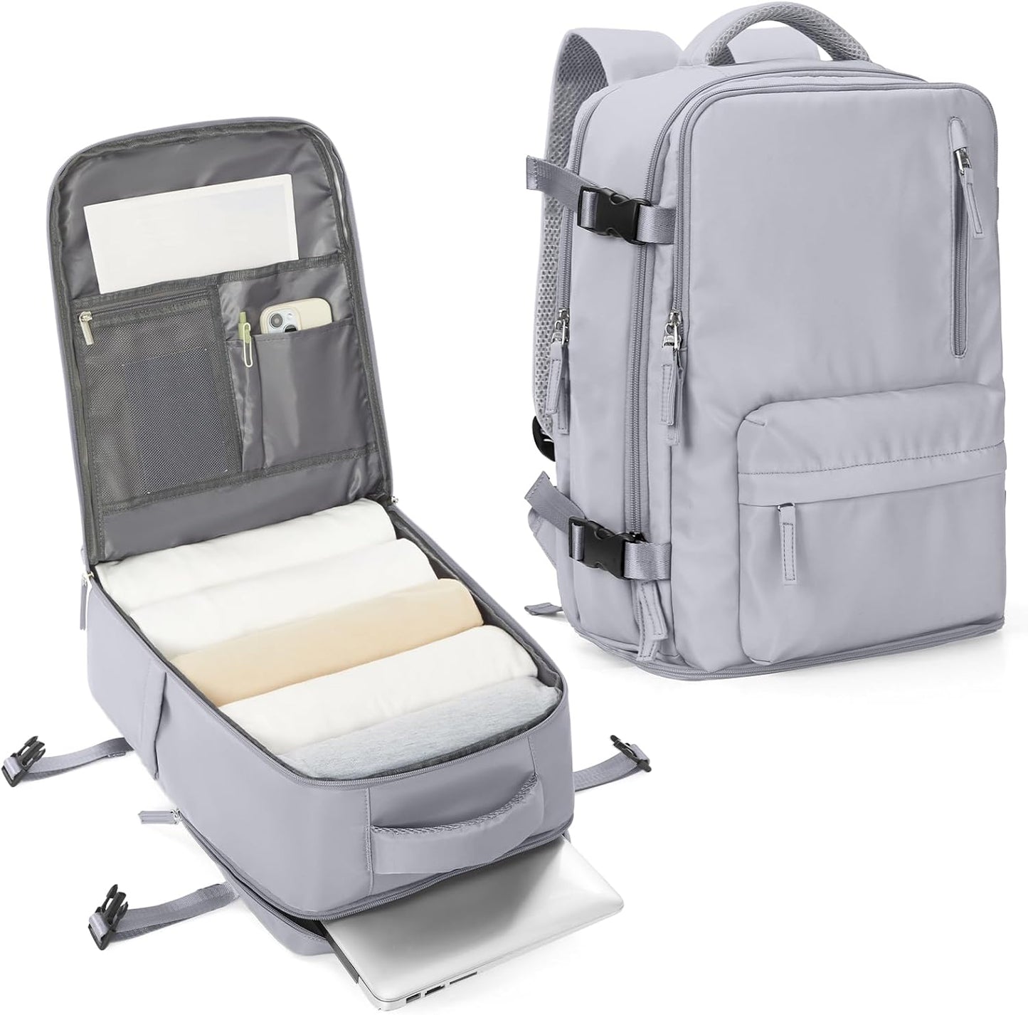 Praktisk laptoptaske med justerbar skulderrem og flere rum