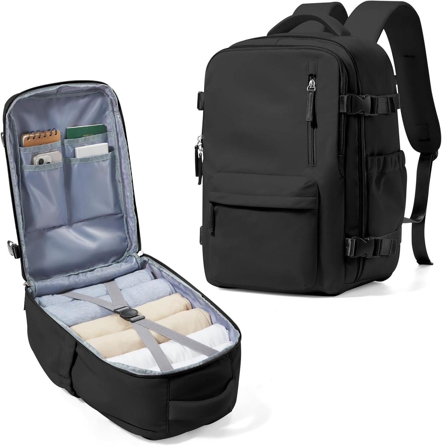 Praktisk laptoptaske med justerbar skulderrem og flere rum