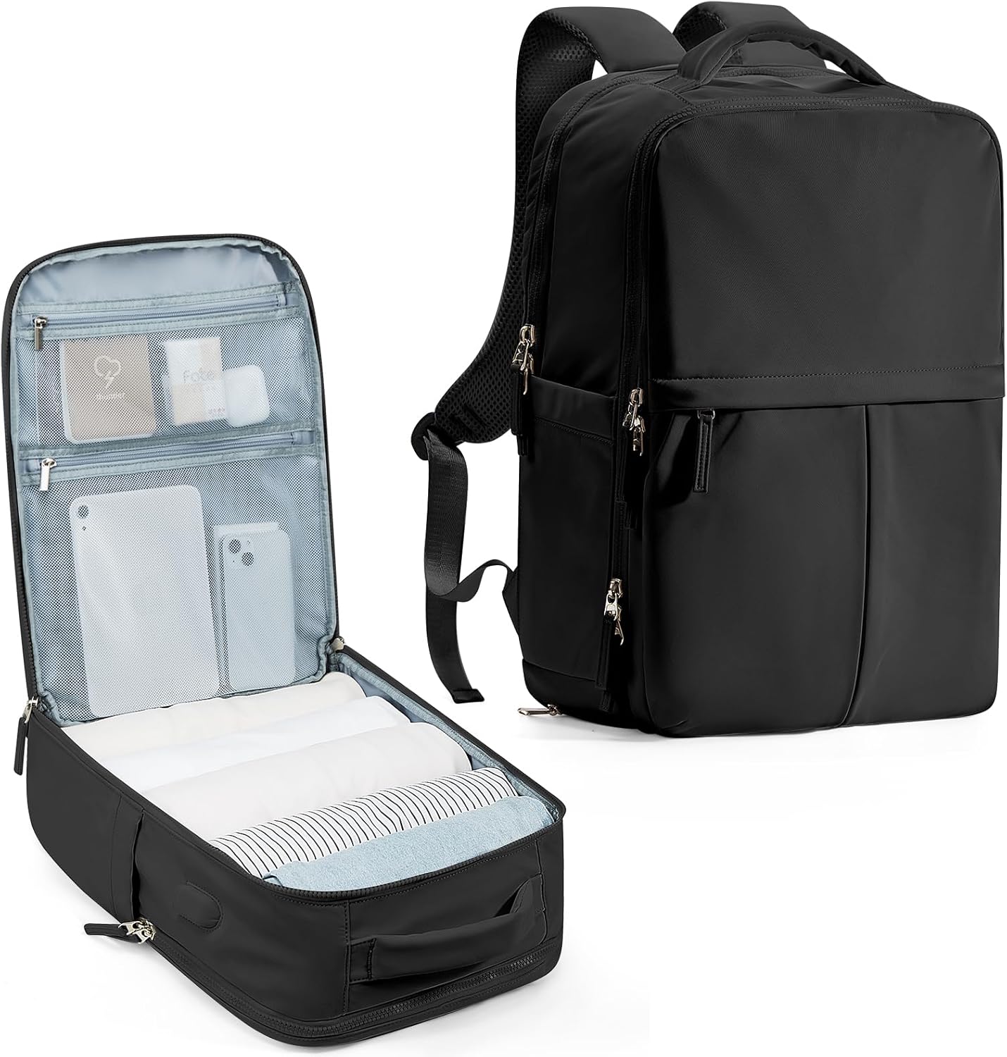 Praktisk laptoptaske med justerbar skulderrem og flere rum