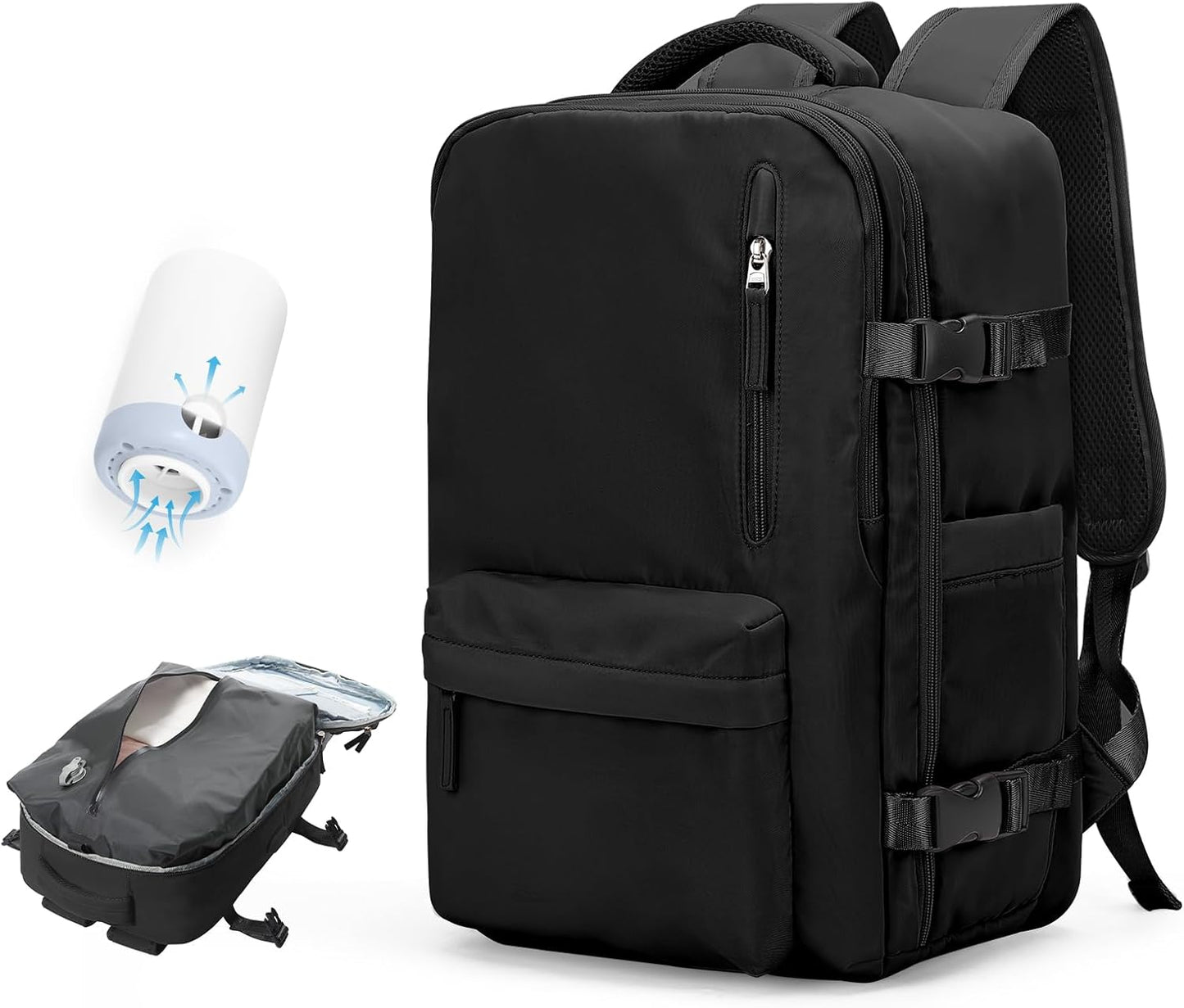 Praktisk laptoptaske med justerbar skulderrem og flere rum