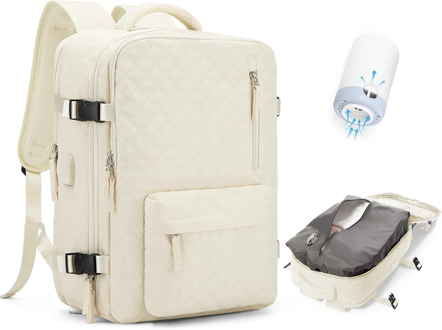 Praktisk laptoptaske med justerbar skulderrem og flere rum