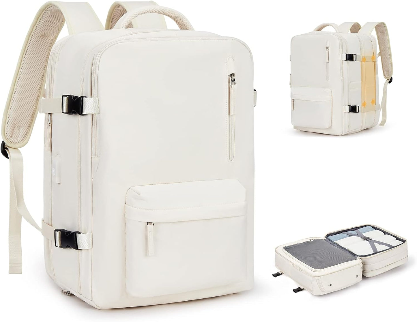 Praktisk laptoptaske med justerbar skulderrem og flere rum