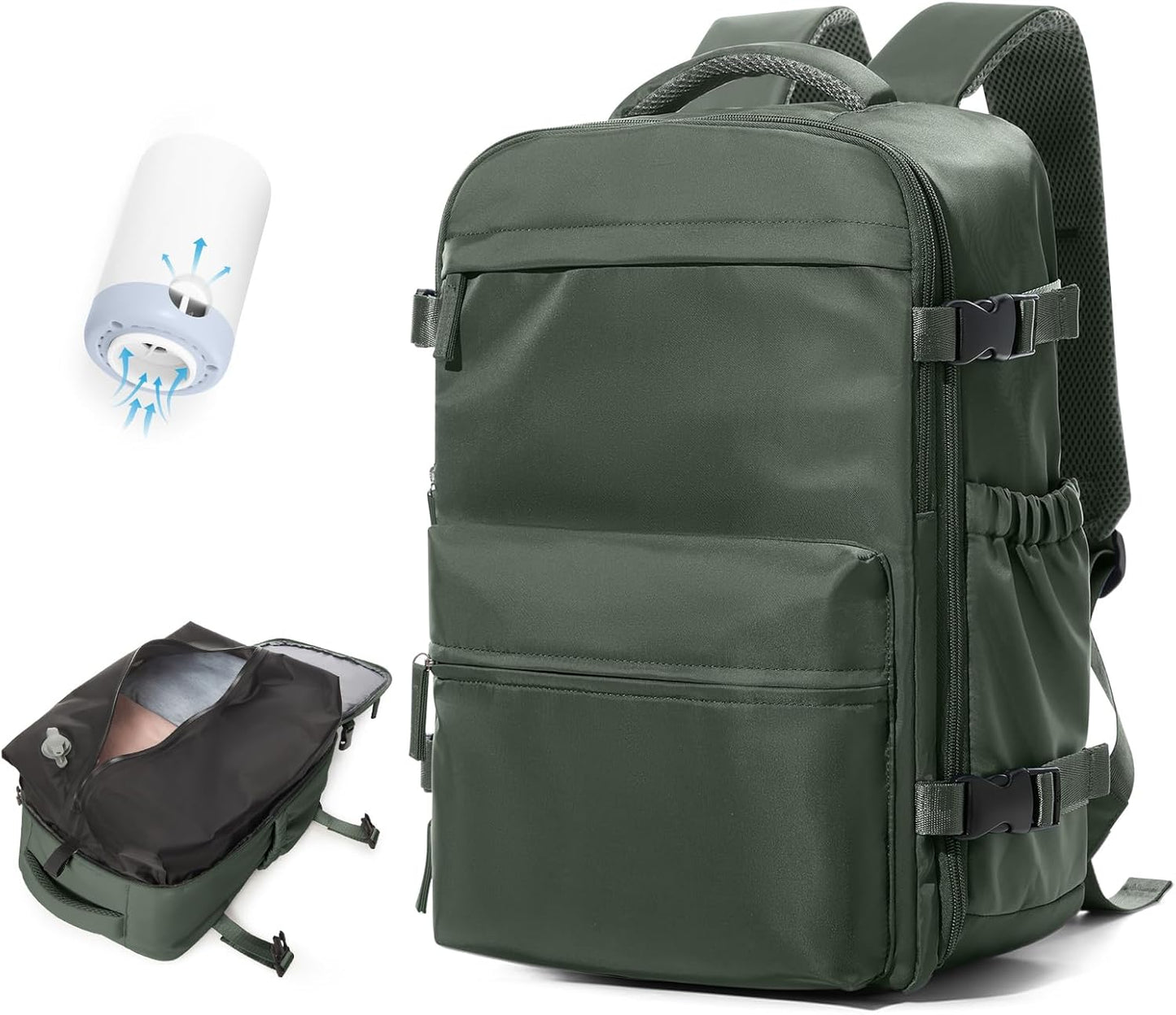 Praktisk laptoptaske med justerbar skulderrem og flere rum