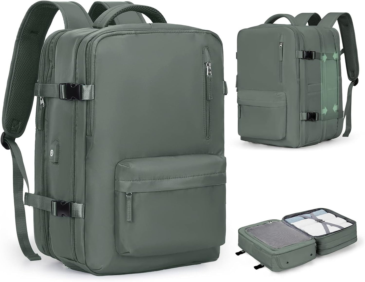 Praktisk laptoptaske med justerbar skulderrem og flere rum