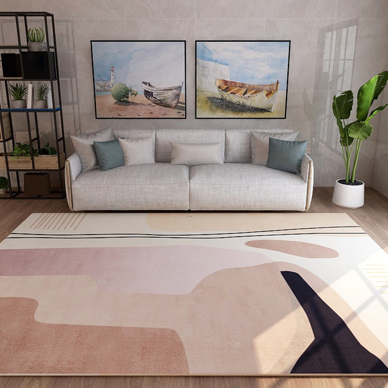 Moderne Tæppe til Stue med Abstrakt Design - Blød Komfort